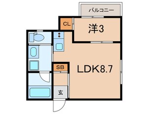 アジール・シエルの物件間取画像